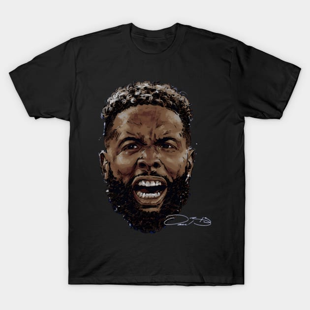 Odell Beckham Jr Los Angeles R Scream T-Shirt by Sil Ly